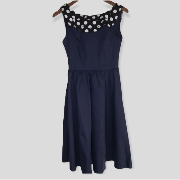 Sucrefas Retro Style Open Back A-Line Dress Women’s Sz S - Picture 1 of 8
